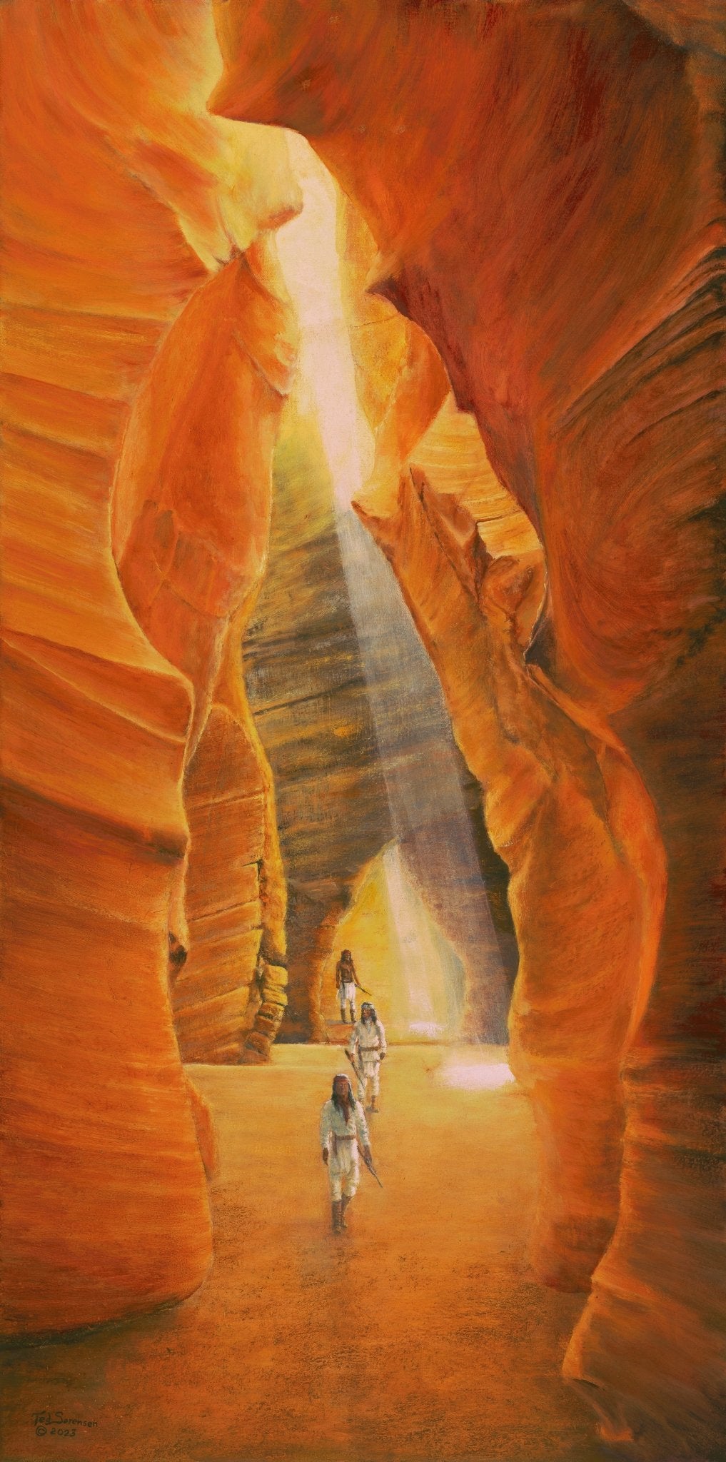 "Secret Passageway", Western Art Limited-edition Canvas Print - Ted Sorensen, Western Art