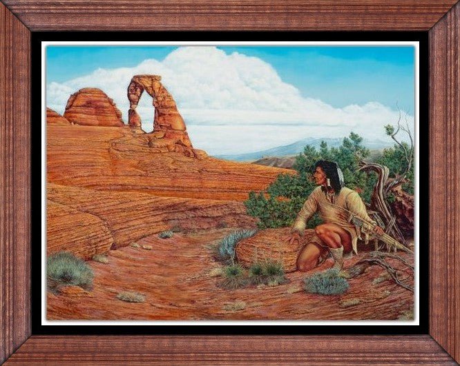 Hunting in the Park Limited Edition Art Print by Ted Sorensen - Ted Sorensen, Western Art
