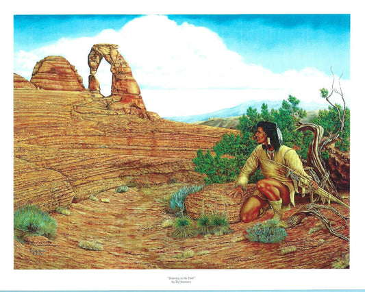 Hunting in the Park Limited Edition Art Print by Ted Sorensen - Ted Sorensen, Western Art