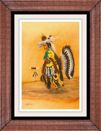 "My Time" Native American Open Edition Art Print - Ted Sorensen, Western Art