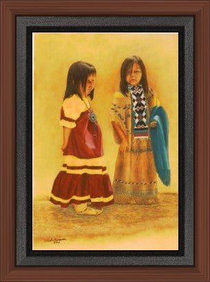 "Waiting Our Time", limited edition canvas print - Ted Sorensen, Western Art