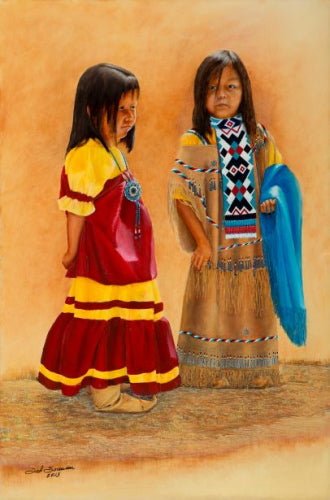 "Waiting Our Time", limited edition canvas print - Ted Sorensen, Western Art